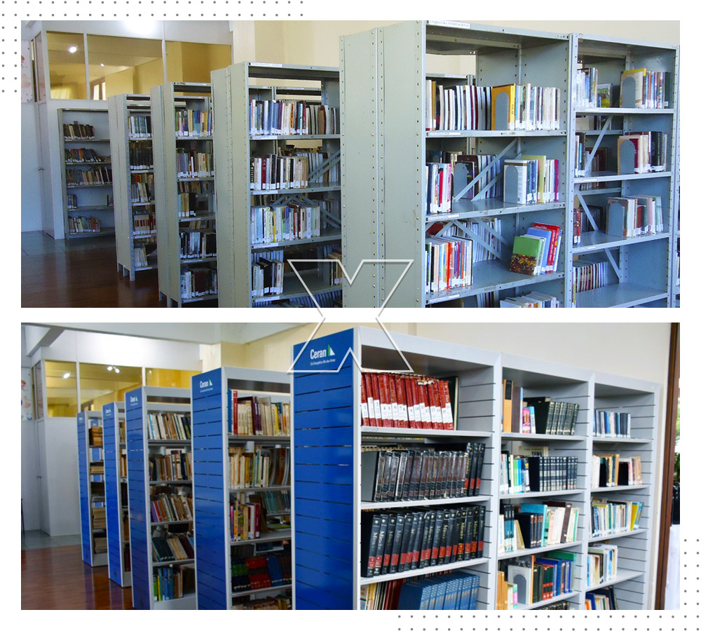 Passado X Presente: O antes e depois da Biblioteca Pública Mansueto Bernardi