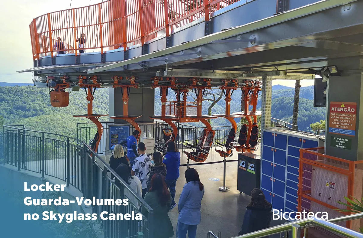  Locker Guarda-Volumes no Skyglass Canela: Segurança nas Alturas