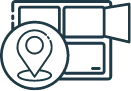 Localização rápida de compartimentos para identificar onde cada visitante guardou seus itens.