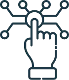 Tecnologias de acesso: Código de barras ou QR CODE.