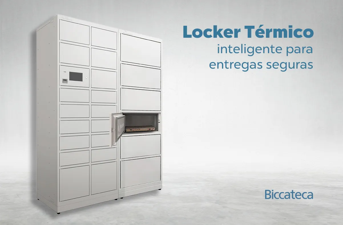 Locker térmico inteligente para entregas seguras - Biccateca