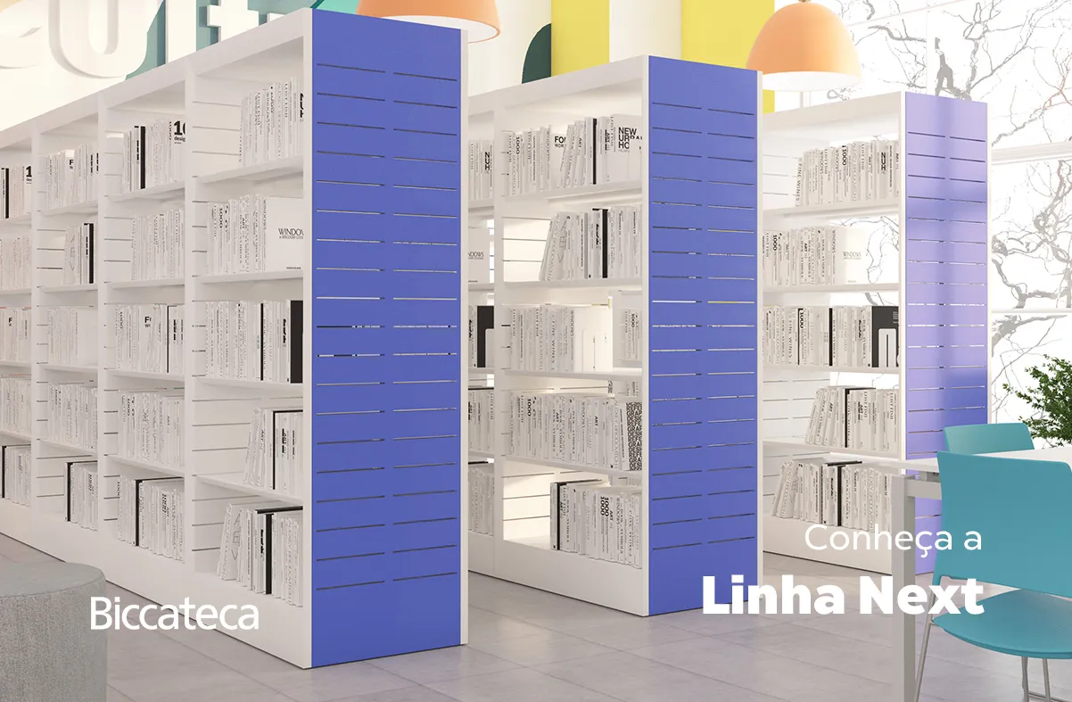 Linha Next de Estantes: inovação e versatilidade prática    
