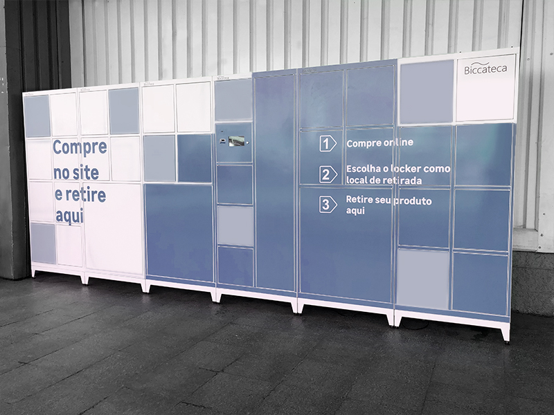 Shoppings investem em armários inteligentes e drive-thru.